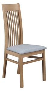 Krzesło Montana drewniane z tapicerowanym siedziskiem
