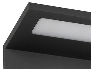 Zewnetrzna Kinkiet / Lampa scienna zewnętrzny szary z czujnikiem ruchu LED IP54 - Harvey Oswietlenie zewnetrzne