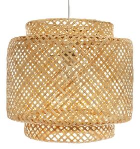 Lampa wisząca LIBY z ażurowym kloszem z bambusa, Ø 40 cm