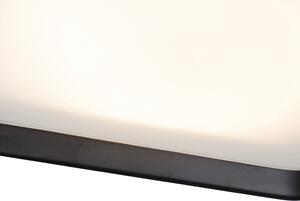 Nowoczesna lampa sufitowa czarna 24,5 cm z LED - Edor Oswietlenie wewnetrzne