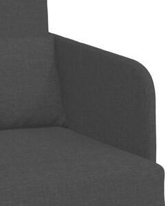 Sofa bed czarny 65 x 80 x 83 cm tkanina
