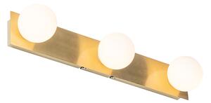 Nowoczesna lampa ścienna złota 48 cm IP44 3-punktowa - Cederic Oswietlenie wewnetrzne