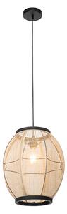 Orientalna lampa wisząca brązowa 35 cm - Rob Oswietlenie wewnetrzne