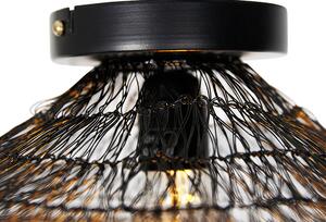 Orientalna lampa sufitowa czarna 45 cm - Vadi Oswietlenie wewnetrzne
