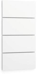 Panel ścienny LAYERS, 800 x 54 x 1486 mm, biały