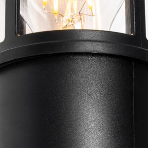 Zewnetrzna Kinkiet / Lampa scienna zewnętrzny czarny IP54 20,8 cm z czujnikiem ruchu - Kiki Oswietlenie zewnetrzne