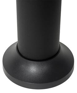 Zewnetrzna Nowoczesna stojąca lampa zewnętrzna czarna IP54 70 cm - Kiki Oswietlenie zewnetrzne