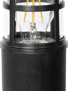 Zewnetrzna Nowoczesna stojąca lampa zewnętrzna czarna IP54 70 cm - Kiki Oswietlenie zewnetrzne