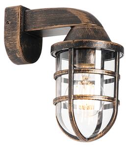 Zewnetrzna Vintage Kinkiet / Lampa scienna zewnętrzny mosiądz IP54 - Joeri Oswietlenie zewnetrzne