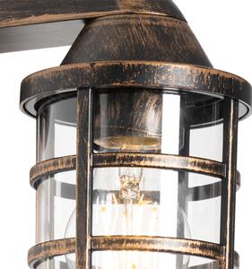 Zewnetrzna Vintage Kinkiet / Lampa scienna zewnętrzny mosiądz IP54 - Joeri Oswietlenie zewnetrzne