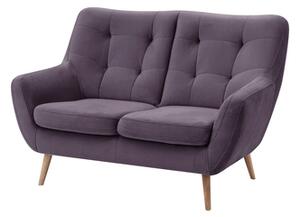 Sofa fioletowa SCANDI 137 cm