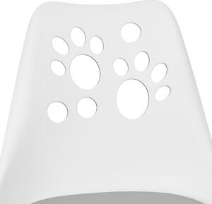 Krzesło biurowe obrotowe GROVER białoszare