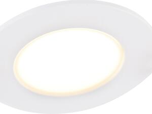 Zewnetrzna Zestaw 6 wpuszczanych reflektorów białych z LED 3-stopniowego ściemniania IP65 - Blanca Oswietlenie zewnetrzne