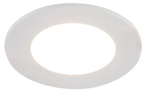 Zewnetrzna Zestaw 6 wpuszczanych reflektorów białych z LED 3-stopniowego ściemniania IP65 - Blanca Oswietlenie zewnetrzne