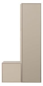 Kremowa szafa modułowa z litego drewna sosnowego 100x200 cm Daily – vtwonen