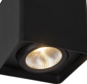 Sufitowa lampa zewnętrzna Leeds czarna LED 9W downlight