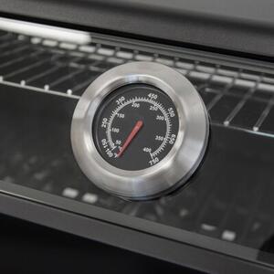 Grill gazowy HEATWAVE 3+1 LED żeliwny ruszt 11.9kW ogród 113,4×49,2×109,4