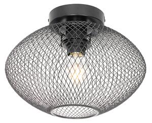Industrialna lampa sufitowa czarna - Molly Oswietlenie wewnetrzne