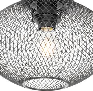 Industrialna lampa sufitowa czarna - Molly Oswietlenie wewnetrzne