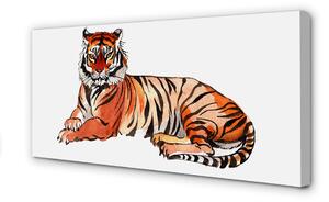 Obraz na płótnie Malowany tygrys