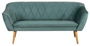 Sofa trzyosobowa w stylu skandynawskim Rosa 3 Niebieska