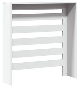 Osłona na grzejnik, biała, 78x20x82 cm, materiał drewnopochodny