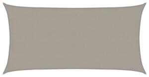Żagiel przeciwsłoneczny, 160 g/m², jasnoszary, 4x7 m, hdpe