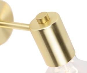 Smart Art Deco Kinkiet / Lampa scienna złoty ze źródłem światła G95 WiFi - Facil Oswietlenie wewnetrzne