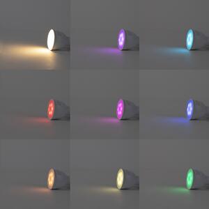 Smart Reflektorek / Spot / Spotow biały z regulacją źródła światła WiFi GU10 - Jeana Oswietlenie wewnetrzne