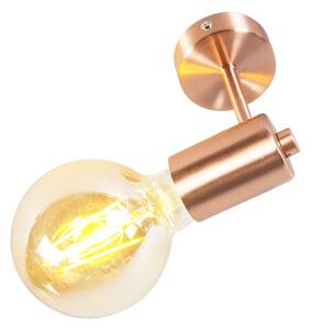 Kinkiet / Lampa scienna Smart Art Deco miedziany ze źródłem światła G95 WiFi - Facil Oswietlenie wewnetrzne