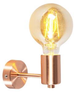 Kinkiet / Lampa scienna Smart Art Deco miedziany ze źródłem światła G95 WiFi - Facil Oswietlenie wewnetrzne