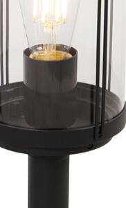 Zewnetrzna Inteligentna designerska lampa zewnętrzna czarna 40 cm z WiFi ST64 - Schiedam Oswietlenie zewnetrzne