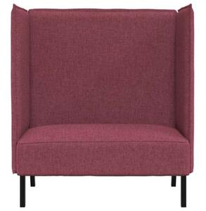 Sofa z wysokim oparciem czerwone wino 109 x 56 x 121 cm tkanina