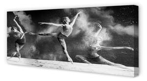 Obraz na płótnie Kobiety baletnice dym