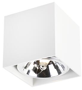Designerski Reflektorek / Spot / Spotow kwadratowy biały 1-źródło światła - Box Oswietlenie wewnetrzne