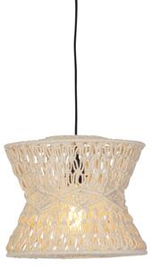 Orientalna lampa wisząca szara 30 cm - Leonard Oswietlenie wewnetrzne