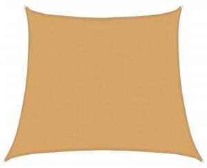 Żagiel przeciwsłoneczny, 160 g/m², trapez, jasnoszary, 4/5x4 m