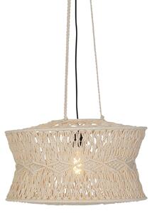 Orientalna lampa wisząca naturalna 50 cm - Leonard Oswietlenie wewnetrzne