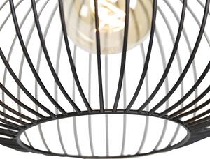Designerska lampa sufitowa czarna ze złotem - Mayelle Oswietlenie wewnetrzne