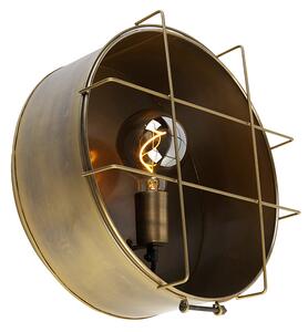 Przemysłowa lampa sufitowa brąz 35 cm - Barril Oswietlenie wewnetrzne