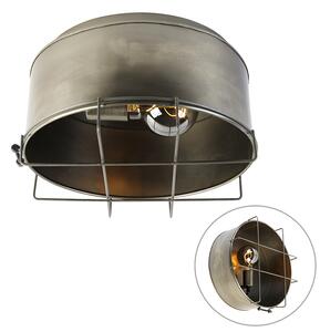 Industrialna lampa sufitowa szara 35 cm - Barril Oswietlenie wewnetrzne