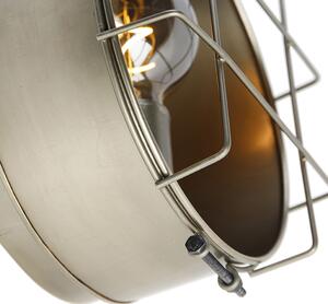 Kinkiet / Lampa scienna przemysłowy szary 25 cm - Barril Oswietlenie wewnetrzne