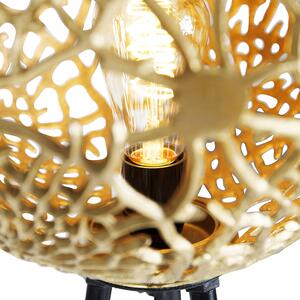 Lampa stojąca w stylu art deco złota - Maro Oswietlenie wewnetrzne