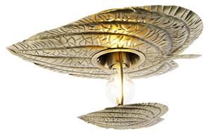 Designerska lampa ścienna antyczne złoto - Folla Oswietlenie wewnetrzne