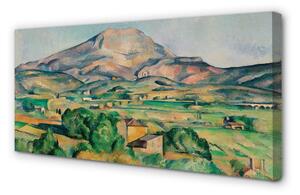 Obraz na płótnie Góra św. Wiktorii - Paul Cézanne
