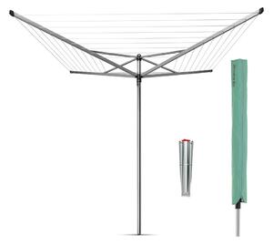 Ogrodowa suszarka na pranie w kolorze srebra 50 m Topspinner – Brabantia