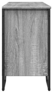 Szafka pod umywalkę, szary dąb sonoma, 91x35x60 cm