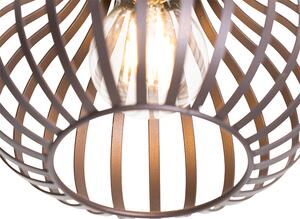 Nowoczesna lampa sufitowa brązowa 18 cm - Sapphira Oswietlenie wewnetrzne