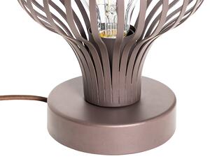 Nowoczesna lampa stołowa brązowa - Sapphira Oswietlenie wewnetrzne