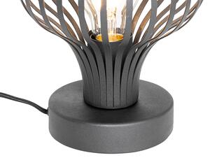 Nowoczesna lampa stołowa czarna - Sapphira Oswietlenie wewnetrzne